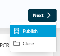 Close run from Sample Analysis page